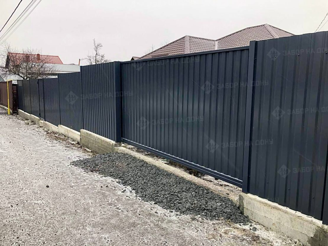 Автоматические откатные ворота с электроприводом  в Антраците